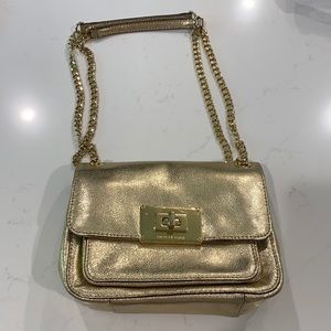 Gold metallic Michael Kors purse